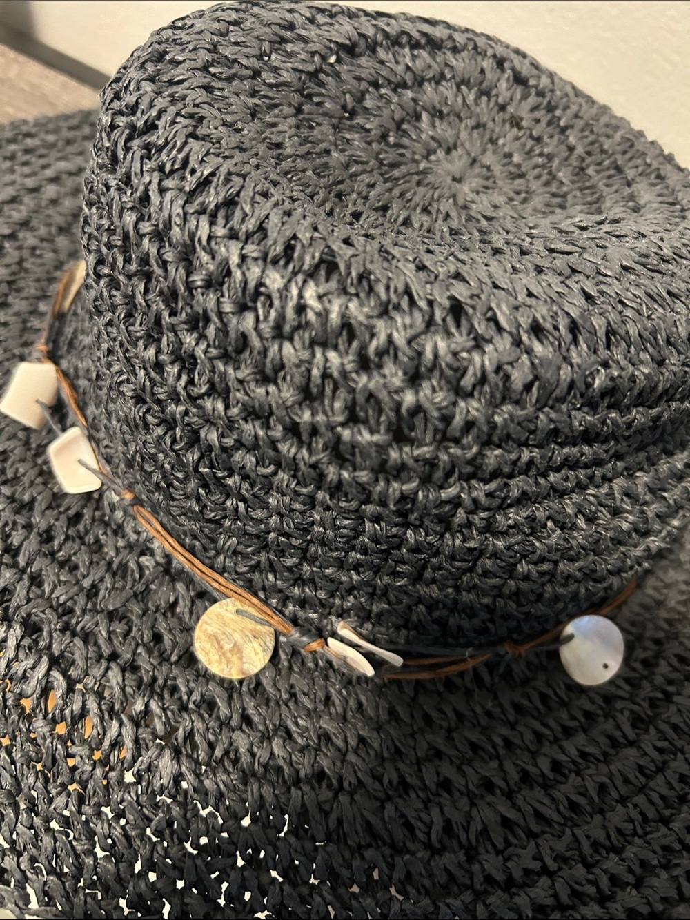 Seashell floppy beach hat - Picture 5 of 5